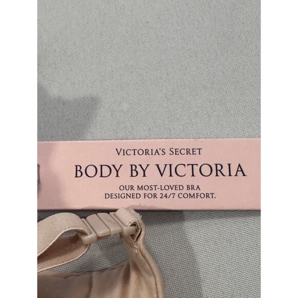 Body by Victoria Lace Mastectomy Bra Purest Pink Lace Overlay XL - Picture 8 of 16